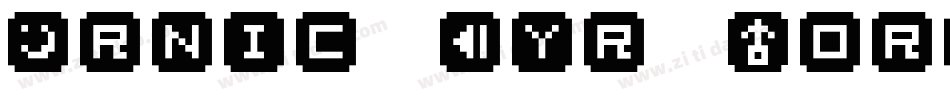 Zrnic Cyr Normal字体转换